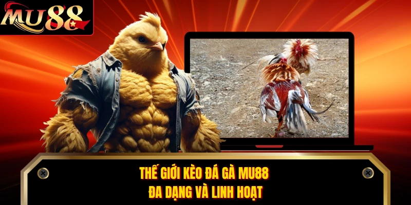 Thế giới kèo đá gà MU88 đa dạng và linh hoạt